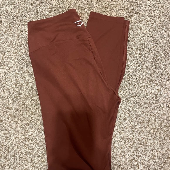 Gymshark cherry brown training leggings - Picture 3 of 4